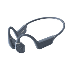 Es-958 Bone Conduction Headphones Bluetooth 6.0 IPX8 Waterproof Sports Headphones Nebula Gray Foldable Design - Product Image 1