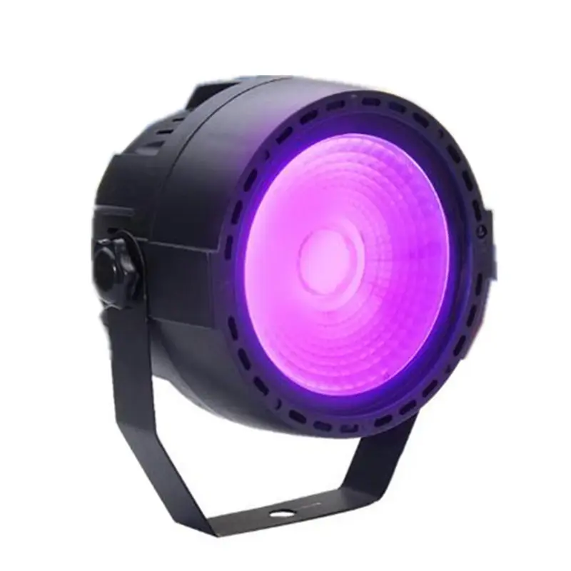 Guangzhou Menjual DMX512 Control 30 W RGBW UV LED Flat Mini COB Par Dapat Light untuk Klub Malam Pernikahan DISCO