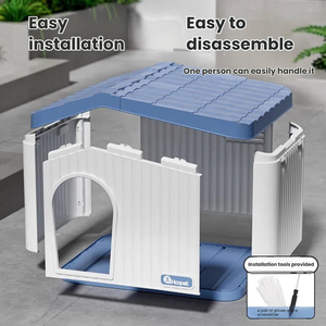 Waterdichte buitenkattenhuis, volledig omsloten ontwerp, bescherming tegen de zon, veilige schuilplaats - Product Image 4