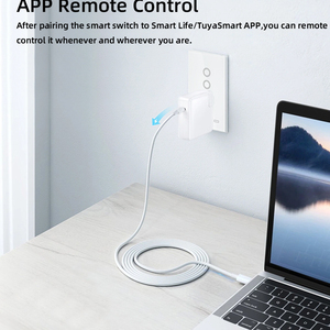 Presa Intelligente Argentina Standard Australiano con Vetro Temperato e Interruttore Touch 1/2 Gang, Controllo Remoto Tuya, Spina AU - Product Image 3