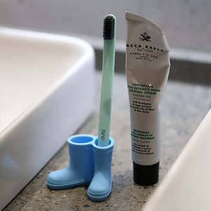 Botas de lluvia de silicona <span class=keywords><strong>para</strong></span> amantes, artilugios creativos de baño <span class=keywords><strong>para</strong></span> <span class=keywords><strong>padres</strong></span> e hijos, soporte <span class=keywords><strong>para</strong></span> cepillo de dientes con bolígrafo cosmético - Product Image 3