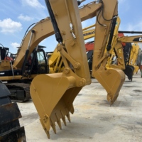 Excavatrice d'occasion CAT 320D2, 20 tonnes, sur chenilles, hydraulique, faible nombre d'heures, bon état, à vendre