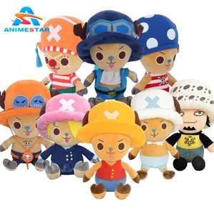 8 estilos Anime 1 pieza Tony Chopper colección de muñecas de peluche decoración del hogar para niños regalo de Navidad