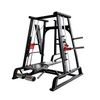 HQ5041 Machine de musculation commerciale, Rack de squat Smith, Équipement de gym, Machine de presse pectorale
