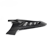 Ailes latérales ventilées en fibre de carbone style GTD pour Ford Mustang S550 EcoBoost GT 2018 à 2023 – Panneaux de carrosserie tuning en gros