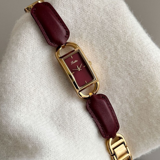 Scottie 9724 Factory Design Brand Quartz Watches Leather Watch for Women Fashion Waterproof Quartz Watch Gift for Lady