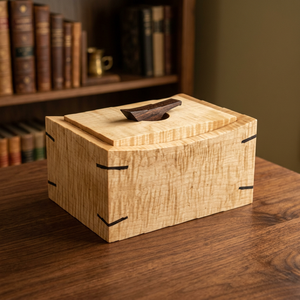 B.S. Urna Funeraria Internacional de Madera Natural Estilo Americano para Adultos, Opción de Entierro, Diseños Personalizables, 200/220 Pulgadas Cúbicas - Product Image 2