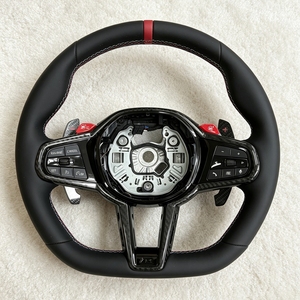 Volant sport en fibre de carbone LCI pour F90 G05 C5 G08 <span class=keywords><strong>C3</strong></span> G06 G20 G29 G30 G42 G80 M3 M4 M5 430i M330i M440i M240i - Product Image 3