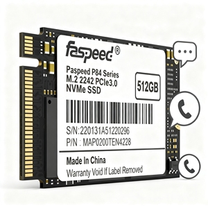 Faspeed Logo kustom Internal 1TB 512GB 2TB <span class=keywords><strong>M</strong></span>.<span class=keywords><strong>2</strong></span> NVMe PCIe 3.0 Laptop SSD 2242 dengan 3500MB/dtk kecepatan baca & 2800MB/dtk - Product Image 5
