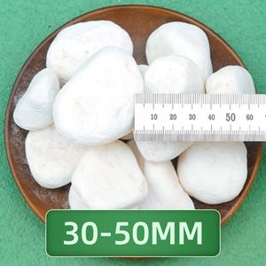 Pierre de marbre concassée de galets blancs naturels pour l'aménagement paysager <span class=keywords><strong>prix</strong></span> d'usine de pierre de décoration - Product Image 6