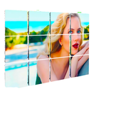 Panel LED para interiores de 55 pulgadas y 46 pulgadas, pared de vídeo, señalización Digital, 2x2, 3x3, pantalla de TV, pantalla HD para tiendas de publicidad comercial