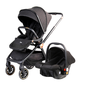 Poussette pliable 3-en-1 en alliage d'aluminium, dernière nouveauté, best-seller, avec ceinture de sécurité à cinq points et dossier à trois positions, pour garçons et filles - Product Image 3
