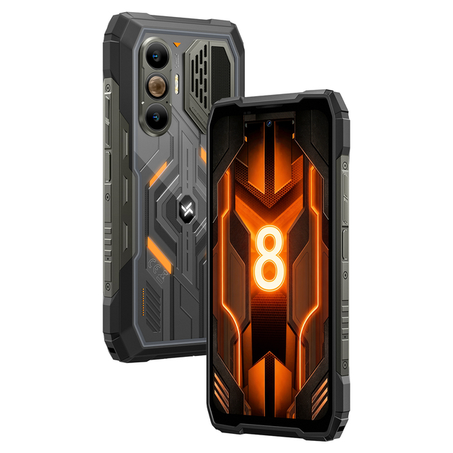Oscal Pilot 8 Rugged Mobile Phone 6.83" AMOLED 120Hz Display 5G GSM WiFi Dual SIM 12+256GB 10000mAh 55W Quick Charge Android 16