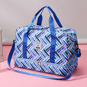 Sac de voyage compact et robuste à grande capacité pour vêtements de sport, avec logo personnalisé, 4 couleurs, idéal pour le transport à main - Product Image 5