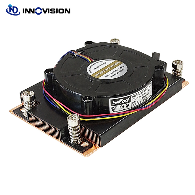High Performance AMD SP3 TR4 1U Server CPU Cooler 1U Active Vapor Chamber Heatsink