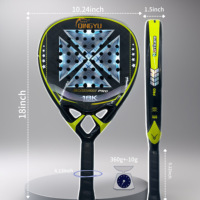 Vente en gros de 50 raquettes de padel intelligentes Hirostar en fibre de carbone, surgrip 18K 12K en fibre de verre, design portable, directement de l'usine chinoise