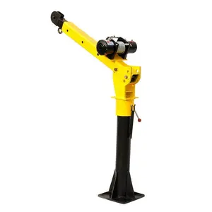 Manual electric hydraulic mini crane truck mounted crane for outdoors 500kg 12V 8M remote control