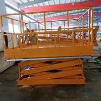 Plateforme élévatrice à ciseaux fixe robuste de 1000 kg, 1300*820 mm, pour la manutention des marchandises en usine