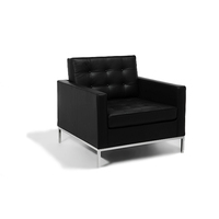 Canapés modulables contemporains simples pour bureau exécutif espace réunion réception canapé de bureau en cuir 3 places