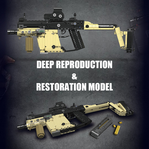 Mould King 14031 serie militar <span class=keywords><strong>Vector</strong></span> pistola modelo puede disparar arma ladrillos juguetes para adultos regalos juegos de bloques de construcción - Product Image 3