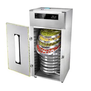 High Efficiency 15 Trays Rotary Jerky Dehydrator Machine Industrial Food Dehydrator For Fruit