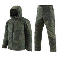 Ensemble de camouflage d'hiver ESDY pour l'extérieur, veste en polyester épaisse et chaude, résistante au froid