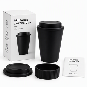 Disposable Paper Coffee Cup 8oz 12oz 16oz Double Wall Insulated Ripple PLA Lined Hot Drink Tea Cafe Takeaway Manufacturer - Product Image 4