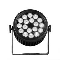 Projecteur PAR LED 6-en-1 étanche 18x20W RGBWA UV à prix abordable, blanc chaud/blanc pour fêtes DJ DMX512/RDM