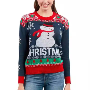 <span class=keywords><strong>Pull</strong></span> <span class=keywords><strong>de</strong></span> Noël personnalisé pour la famille, tricoté à col rond, jacquard, <span class=keywords><strong>pull</strong></span> <span class=keywords><strong>de</strong></span> Noël <span class=keywords><strong>moche</strong></span> pour femmes, manches longues - Product Image 2