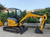 Mini-excavatrice sur chenilles rétractables, rayon de fouille maximal 4750 mm, pour aménagement paysager XE26U