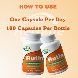 Venta Caliente OEM - Personalizable - Rutina (Sophora Japonica) 450 Mg, Apoyo Herbal*, Apoyo para la Salud Celular*, 100 Cápsulas Vegetarianas - Product Image 3