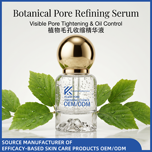 Suero Líquido Botánico Refinador de Poros con Ácido Hialurónico, Hamamelis y Centella para Control de Grasa en Rostro y Nariz 30mL OEM/ODM - Product Image 1