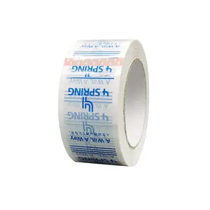 Free Sample Branded Tape Acrylic Adhesive BOPP Film Tape For Economic Advertising And Carton Shipping Package