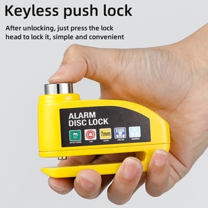 Candado Inteligente <span class=keywords><strong>para</strong></span> Bicicleta a Prueba <span class=keywords><strong>de</strong></span> Agua <span class=keywords><strong>de</strong></span> 10dB con <span class=keywords><strong>Alarma</strong></span>, Candado Antirrobo <span class=keywords><strong>para</strong></span> Motocicleta y Bicicleta con Cuerda <span class=keywords><strong>de</strong></span> Recordatorio y Bolsa <span class=keywords><strong>de</strong></span> Seguridad - Product Image 4