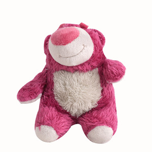 Carino orso fragola peluche piccolo orso bambola artiglio macchina Arcade PP cotone per alleviare lo Stress del regalo lavato - Product Image 6