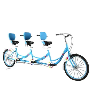 China The Touring Tandem Recumbent Road Exercise Three Person Bicycle Bike  3 People - China China Factory Bike, Tandem Bicycle Supplier