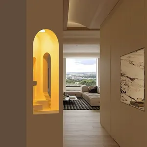 Lampada da Parete LED Intelligente - Design a Incasso in Gesso per Camera da Letto, Luminosità Regolabile, Luce Bianca Calda, Controllo App/WiFi - Product Image 2