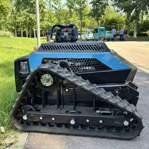 Remote Control Rotary Zero Turn Lawn Mower Automatic Robot Lawnmower Crawler Grass Cutting <b>Machine</b> Factory Price - Product Image 4