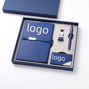 Juego de 4 Cuadernos y Bolígrafos de Recuerdo, Regalos de Bienvenida para Empleados, Sets para Nuevos Trabajadores, Hombres y Mujeres de Oficina - Product Image 1