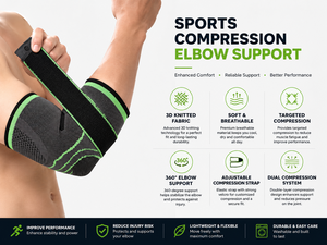 Manchon de compression lavable et respirant pour le coude – Attelle de soutien pour équipement de boxe et protection sportive - Product Image 2