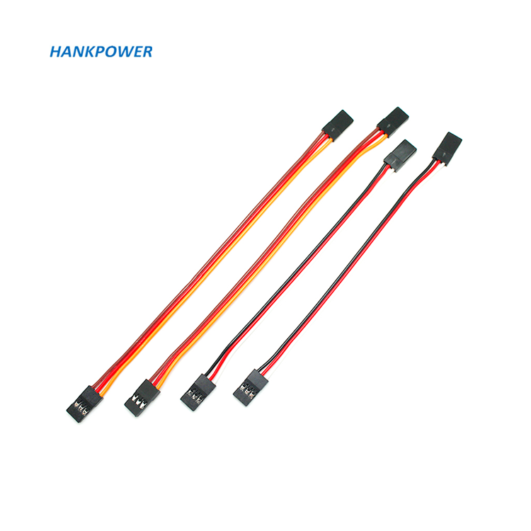 Высококачественный Удлинительный кабель серводвигателя, 60 сердечников, штекер-штекер, 150 мм, 200 мм, 300 мм, 500 мм, 750 мм, 1000 мм для запчастей RC