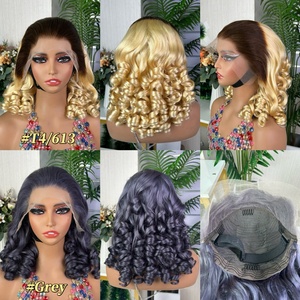 Peluca Rizada SDD 13*4, Cabello Humano 100% de Doble Trama, Alta Densidad y Gran Volumen - Product Image 6