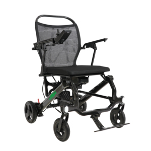 Jbh dc08l כוח טעינה קטן jbh מפעל חשמלי גלגל שיניים מרופד כיסא גלגלים אורתופדי שחור כיסא גלגלים - Product Image 3