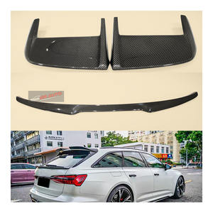 Yaochi <span class=keywords><strong>Audi</strong></span> 2019 RS6 C8 pare-chocs en fibre de carbone sèche avec découpes d'échappement Protection boulonnée État neuf Garantie 1 an - Product Image 1