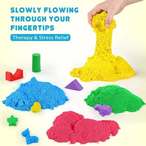 Arena Mágica Suave No Tóxica para Juguetes Espaciales DIY de JITENG Factory Supplies, Plastilina y Slime con Propiedad Antiadherente, Segura y No Tóxica - Product Image 4