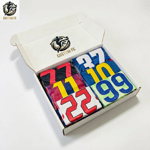 Jersey Sepak Bola Cetak Digital Berkualitas Tinggi 2026 2027, Pakaian Latihan Nyaman, Ramah Lingkungan, Bernapas, Cepat Kering - Product Image 6