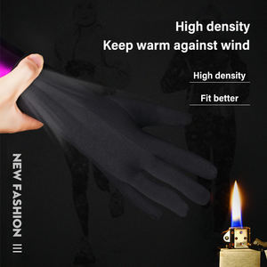 قفازات سباق سوداء من GOLOVEJOY DB66 للشتاء الدافئ لركوب الدراجات النارية في الهواء الطلق قفازات رياضية تعمل باللمس مقاومة للماء للحماية من والأشعة تحت البنفسجية - Product Image 5