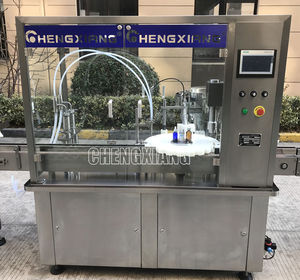 Machine de bouchage automatique de liquides (sérums) contrôlée par PLC pour bouteilles en plastique de boissons et produits de soin, haute précision volumétrique - Product Image 6