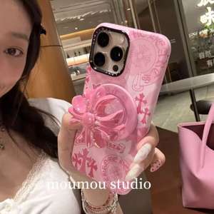 Support magnétique de Film croisé de coeur de Cro frais pour Apple 16 Pro Max étui de téléphone portable 15 housse de protection 14 13 housse de téléphone - Product Image 4