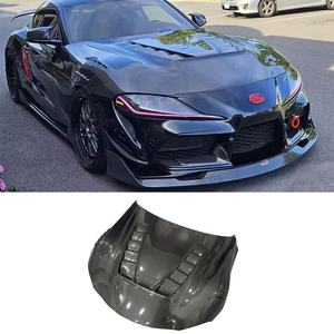 Für Toyota Supra A90 A91 GR Mk5 2019 TV-Stil Front stoßstange Carbon Fiber Hood Body Kit - Product Image 3